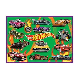 Пазл Trefl Hot Wheels Гоновчний автомобіль 4х 250 елементів (5900511133127) - мініатюра 3