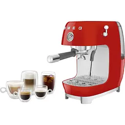 Кавоварка ріжкова Smeg ECF03RDEU Red [169560] - мініатюра 8