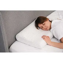 Подушка Ardesto ортопедична Sleepwell хвиля, піна меморі, 60х40х11/9см білий (ART6040COP) - мініатюра 8