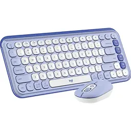 Комплект клавіатура та миша Logitech POP Icon Combo Bluetooth UA Lilac [920-013078] [121103] - мініатюра 3