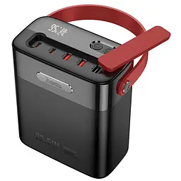 Портативний ЗП Power Bank Hoco J143 Title 22.5W+PD20W 80000 mAh Black - мініатюра 4