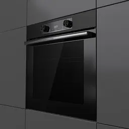 Духова шафа Gorenje електрична, 77л, A, дисплей, IconLed, піроліз, чорний - мініатюра 3