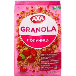 Гранола Аха 330г Полуницею хрустка