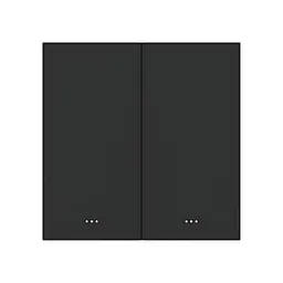 Розумний вимикач світла на 2 канали ZigBee Akubela SM-2G Black (00-00002832)