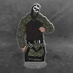 Акрилова колекційна фігурка Call of Duty - Саймон «Гоуст» Райлі (2) 15 см
