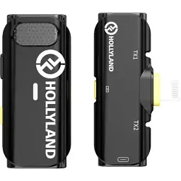 Бездротова мікрофонна система Hollyland Lark C1 Solo (HL-LARK C1 SOLO-IPHONE-B) - мініатюра 3