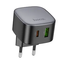 Мережевий зарядний пристрій Hoco CS32A Rise PD20W+QC3. 0 charger чорний