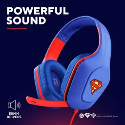Ігрова гарнітура Trust GXT415SM Zirox Superman Edition Blue (25738_TRUST) - мініатюра 12