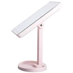 Косметичне дзеркало з LED-підсвіткою 22 світлодіоди, рожевий Yiwu HP-10-4AP - мініатюра 4