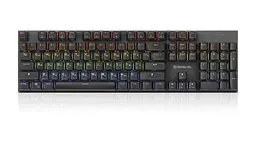 Клавіатура REAL-EL M 13, Grey, USB, механічна (перемикачі Huano синій), RGB підсвічування (20 режимів), NKRO, металева