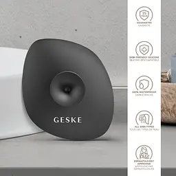 Щітка для обличчя GESKE Facial Brush 4 в 1 з тримачем сіра - мініатюра 6