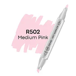 Маркер двосторонній Середньо-рожевий, R502, 99IDEAS
