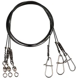 Повідець Savage Gear Black7 Trace 50cm 0.60mm 25kg (2 шт/уп.)