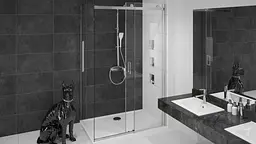 Душова кабіна Rea Nixon 100x120 P chrome REA-K5014 + REA-K5003, Хром, Права, прозорий, хром - мініатюра 2