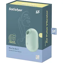 Вакуумний стимулятор Satisfyer Pro To Go 2 Зелений - мініатюра 7
