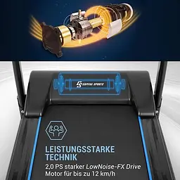 Бігова доріжка Capital Sports Pacemaker F100 (10033780) - мініатюра 5