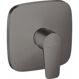 Змішувач Hansgrohe Talis E прихованого монтажу для душу Brushed Black 71765340, Шліфований чорний хром