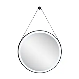 Дзеркало Qtap Robin R600 Black з LED-підсвічуванням QT13786502B, Чорний - мініатюра 4