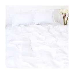Постільна білизна MirSon Satin Stripe 30-0001 White 175х210 двоспальний (2200005245675)