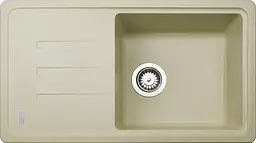 Кухонна мийка Adamant SLIM LONG ivory 780x435x200 мм, з крилом 78 см