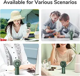Вентилятор Jisulife Xiaomini Portable Fan FA20X Green - мініатюра 10