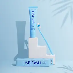 Зубна паста Splash освіжаюча з відбілюючим ефектом зі смаком ментолу та огірка 100 мл (75+25г) - мініатюра 4
