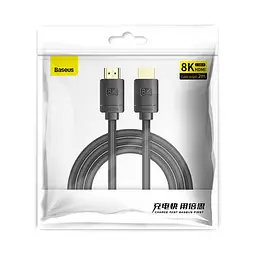 Кабель BASEUS HDMI 8K Adapter Cable 2 метра (CAKGQ-K01) - мініатюра 8
