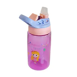 Дитяча пляшка для води з трубочкою 2 штуки напувалка для дітей Baby Bottle LB400 500ml - мініатюра 4