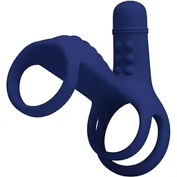 Насадка для пеніса Pretty Love Powerful ring 11.5 см синій