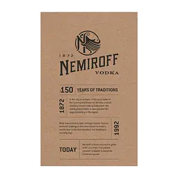 Сувенірний набір Nemiroff Originals 40% 0.7 л + 3 чарки - мініатюра 4