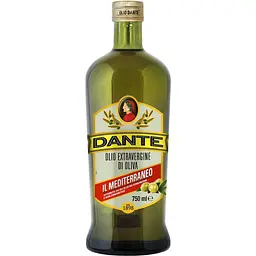 Оливкова олія Dante Extra Virgin Dante Il Mediterraneo першого холодного віджиму 0.75 л