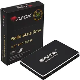 SSD 256Gb AFox 2.5" SATA III 3D NAND QLC, Retail (SD250-256GQN)
