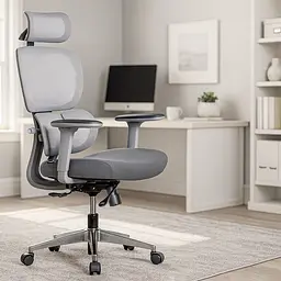 Крісло Mealux D1 Duo Air Fabric Grey (HF-D1 Duo F/G) - мініатюра 2