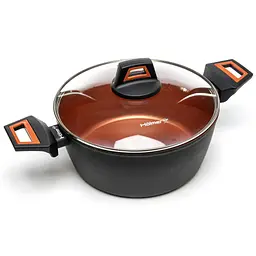 Каструля Hölmer кована з кришкою CR-1325-SBMCL Carrot 2,5 л (CR-1325-SBMCL Carrot) - мініатюра 3