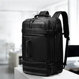 Рюкзак міський Ozuko 9242S 15.6" 19 л чорний (16204) - мініатюра 5
