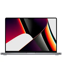 MacBook Pro 16.2" Apple M1 Pro (10C CPU/16C GPU), 16 ГБ, 1 ТБ, Космічний сірий (Grade Q) Seller Refurbished