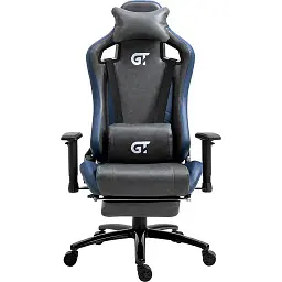 Геймерське крісло GT Racer чорне із синім (X-5105 Black/Blue)
