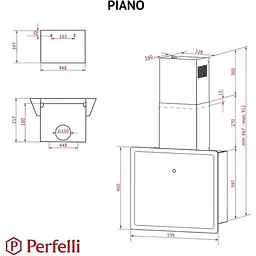 Витяжка Perfelli Piano Bianca - мініатюра 12