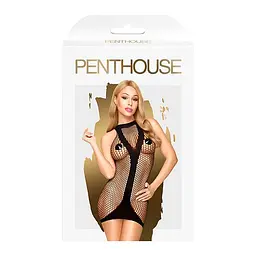 Мінісукня з декором у вигляді келиха шампанського Penthouse - Ride or Die Black S/L - мініатюра 3