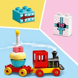 Конструктор LEGO DUPLO Disney Святковий потяг Міккі та Мінні 22 деталей (10941) - мініатюра 7