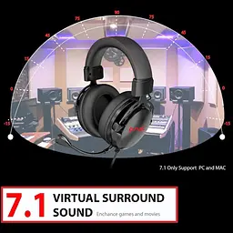 Ігрові навушники Sumvision Psyc SERAPH 7.1 3,5 мм Aux USB - мініатюра 7