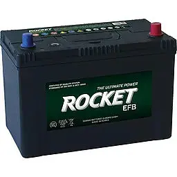Автомобільний акумулятор ROCKET EFB Japan 6СТ-95Ah АзЕ ASIA 760A (CCA) EFB T110L - мініатюра 2