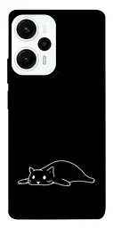 TPU чохол Demsky Lazy cat для Xiaomi Poco F5 / Note 12 Turbo
