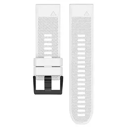 Силіконовий ремінець Primo для годинника Garmin Fenix 3/3HR/Fenix 5X/6X White - мініатюра 3