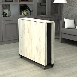 Кухонний стіл Gamma Style Діалог Дуб Крафт Білий (2750x800x730) - мініатюра 3