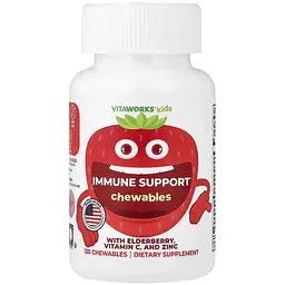 Імунний комплекс Lifeable VitaWorks Kids Immune Support 120 жувальних таблеток