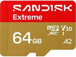 Карта пам'яті SanDisk Extreme Go microSDXC 64 GB (SDSQXGN-064G-GN6MN)