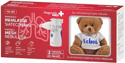 Інгалятор Diagnostic YM-3R9 + ведмедик Nebus (5907581259818) - мініатюра 2