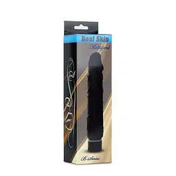 Вібратор Real Skin Multispeed Black, 22 см - мініатюра 2