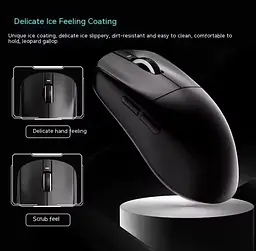 Мишка ігрова бездротова VXE R1 SE+ BLACK - мініатюра 4